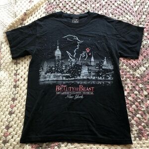 Disney Beauty and the beast New York Broadway Musical T-Shirt
